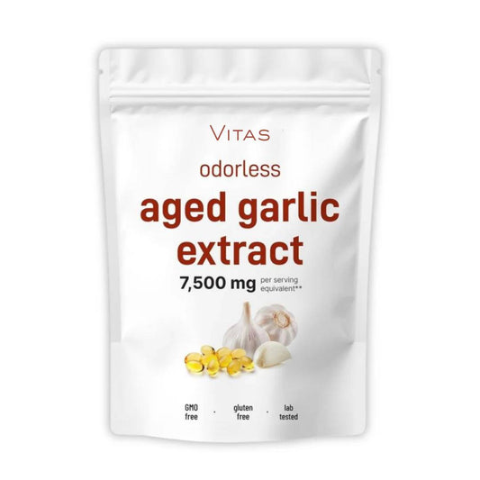 Vitas Aged Garlic Extract - 7500mg Odorless