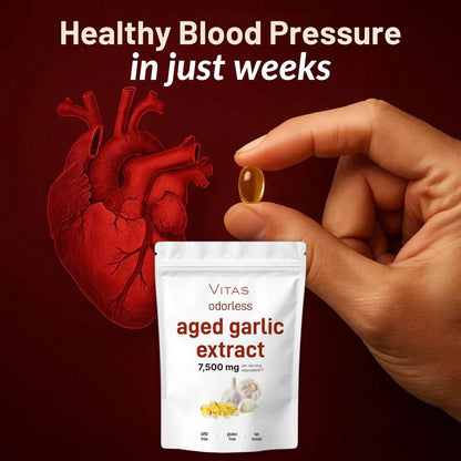 Vitas Aged Garlic Extract - 7500mg Odorless