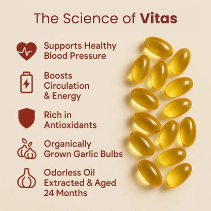 Vitas Aged Garlic Extract - 7500mg Odorless
