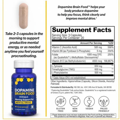 Vitas Dopamine Brain Food